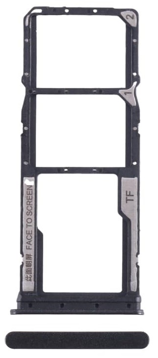 SIM kortelės laikiklis Xiaomi Redmi 13C Midnight Black ORG