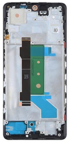 Ekranas Xiaomi Redmi Note 12 Pro+ 5G su lietimui jautriu stikliuku ir rėmeliu Midnight Black OLED