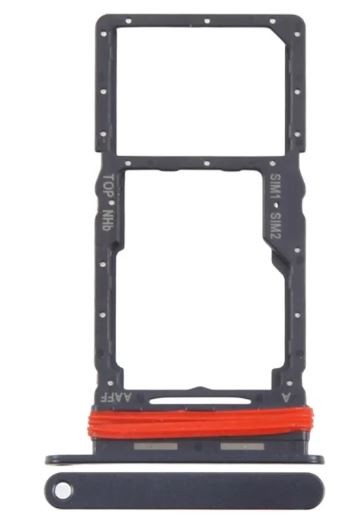 SIM kortelės laikiklis Samsung A166 A16 5G Blue Black originalus (service pack)