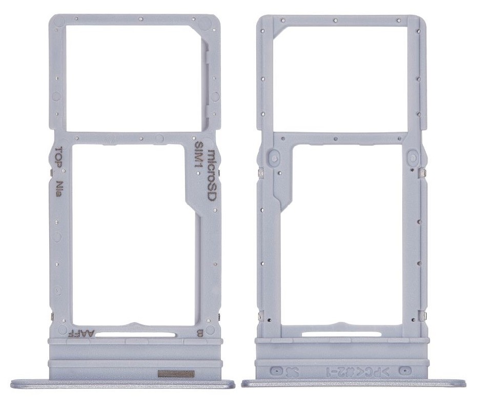 SIM kortelės laikiklis Samsung A166 A16 5G Light Grey originalus (service pack)