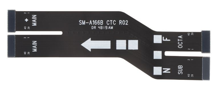 Lanksčioji jungtis Samsung A165 A16 4G/A166 A16 5G/A175 A17 4G/A176 A17 5G pagrindinė (SUB-OCTA) originali (service pack)