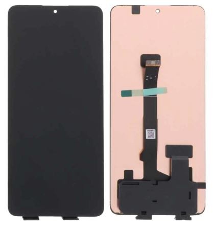 Ekranas Xiaomi Redmi Note 13 Pro 4G/Poco M6 Pro 4G su lietimui jautriu stikliuku Black OLED