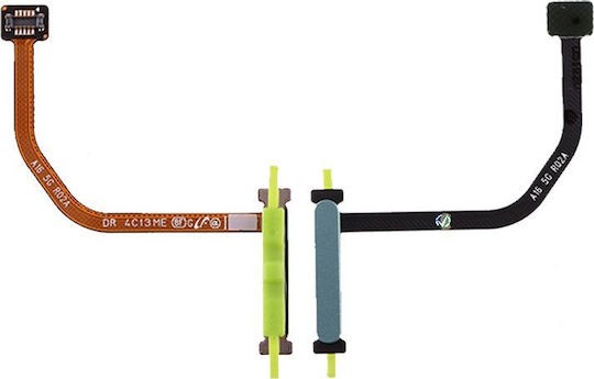 Lanksčioji jungtis Samsung A166 A16 5G su pirštų atspaudų jutikliu Light Green originali (service pack)