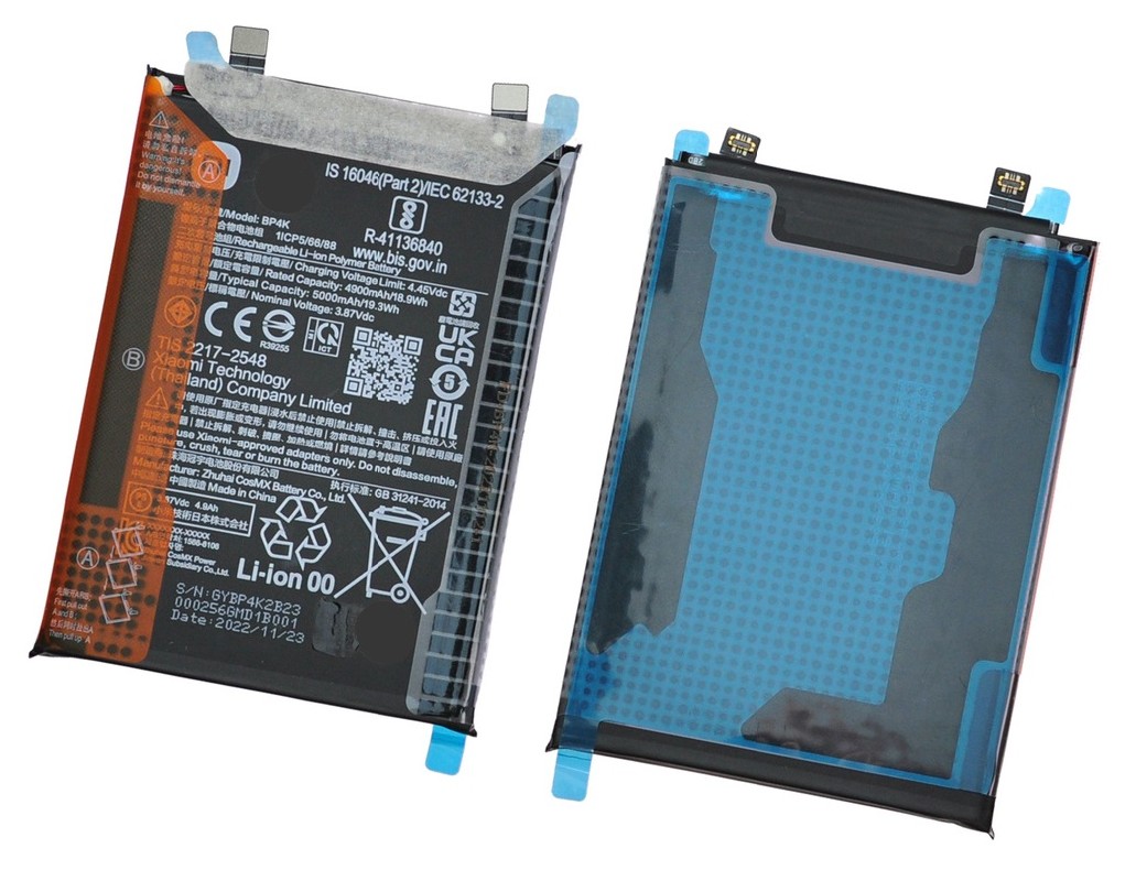 Akumuliatorius originalus Xiaomi Redmi Note 12 Pro 5G/Poco X5 Pro 5G/Poco F5 5G 5000mAh BP4K (service pack)