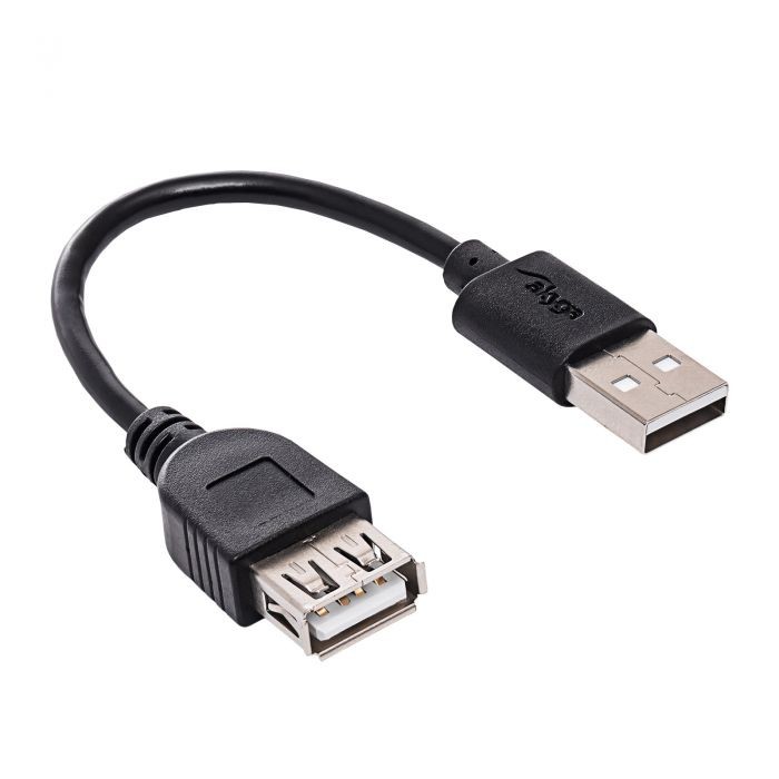 Adapteris Akyga AK-USB-23 iš USB į OTG 0.15M juodas