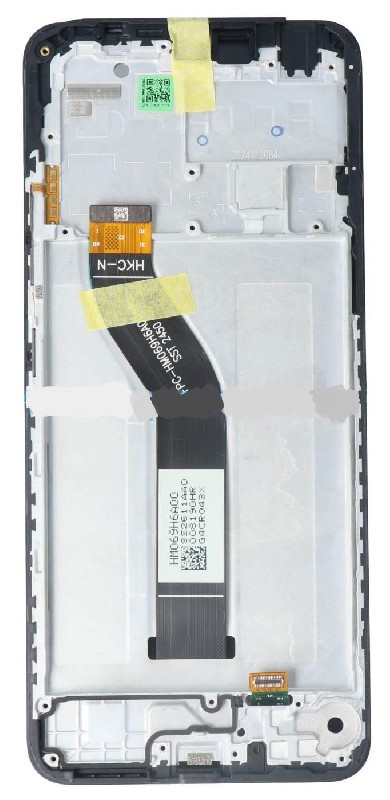 Ekranas Xiaomi Redmi 14C 4G/Poco C75 su lietimui jautriu stikliuku ir rėmeliu Black originalus (service pack)