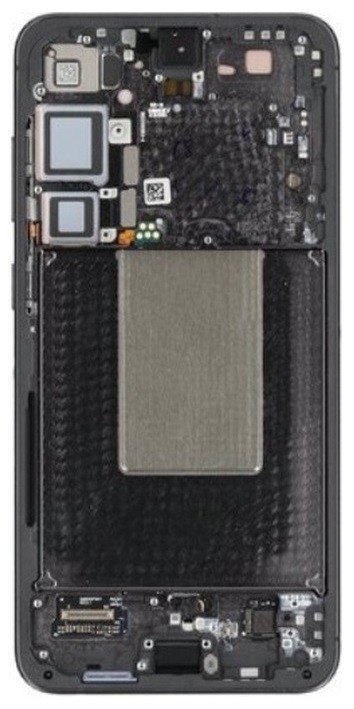 Ekranas Samsung S926 S24 Plus su lietimui jautriu stikliuku ir rėmeliu Violet originalus (used Grade C)