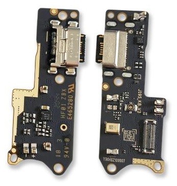 Lanksčioji jungtis Xiaomi Redmi 9T/Poco M3 įkrovimo kontakto su mikrofonu originali (service pack)