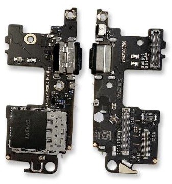 Lanksčioji jungtis Xiaomi Mi 11 su įkrovimo kontaktu ir mikrofonu, SIM kortelės kontaktu originalus (service pack)