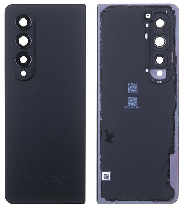Galinis dangtelis Samsung F936 Galaxy Z Fold 4 Phantom Black originalus (used Grade C)