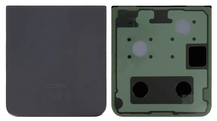 Galinis apatinis dangtelis Samsung F731 Z Flip 5 Graphite originalus (used Grade B)