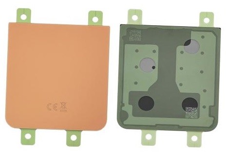Galinis apatinis dangtelis Samsung F741 Z Flip 6 Peach originalus (used Grade A)