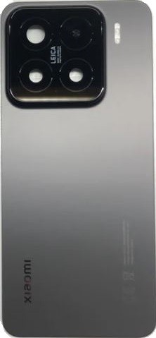 Galinis dangtelis Xiaomi 15 Black su kameros stikliuku ORG