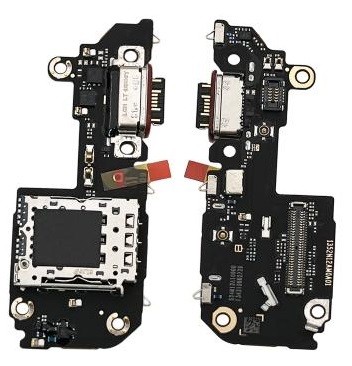 Lanksčioji jungtis Xiaomi 14T su įkrovimo kontaktu ir mikrofonu, SIM kortelės kontaktu originali (service pack)