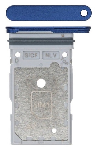 SIM kortelės laikiklis Samsung S931 S25/S936 S25 Plus Dual Navy originalus (service pack)