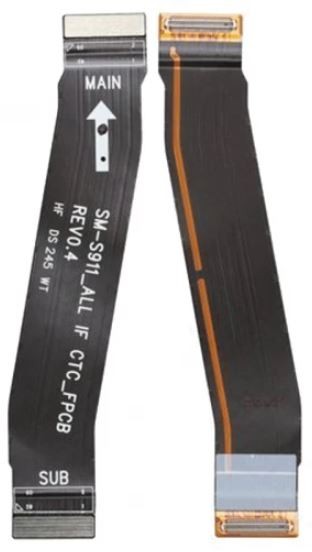 Lanksčioji jungtis Samsung S911 S23 pagrindinė (SUB CTC) originali (used Grade A)