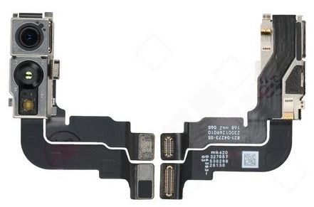 Lanksčioji jungtis skirta iPhone 15 Pro su priekine kamera, šviesos davikliu originali (used Grade A)