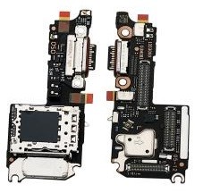 Lanksčioji jungtis Xiaomi 15 įkrovimo kontakto ir mikrofonu, SIM kortelės kontaktu originalus (service pack)