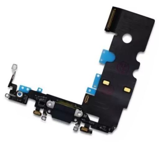 Lanksčioji jungtis skirta iPhone SE 2020/SE 2022 įkrovimo kontaktų, su mikrofonu Black originali (used Grade A)