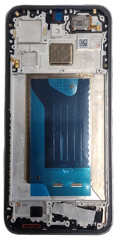 Ekranas Xiaomi 15T 5G su lietimui jautriu stikliuku ir rėmeliu Grey originalus (service pack)