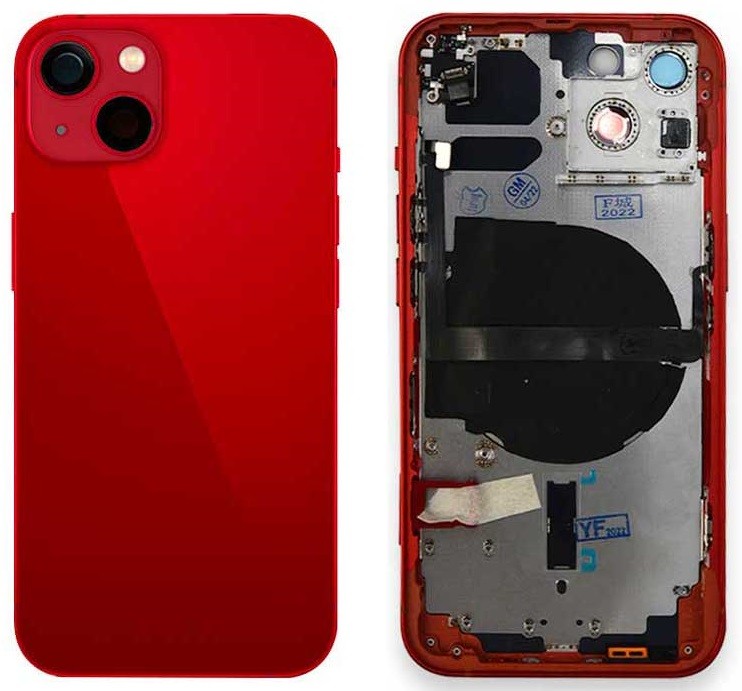 Galinis dangtelis iPhone 13 Red su NFC originalus (used Grade C)