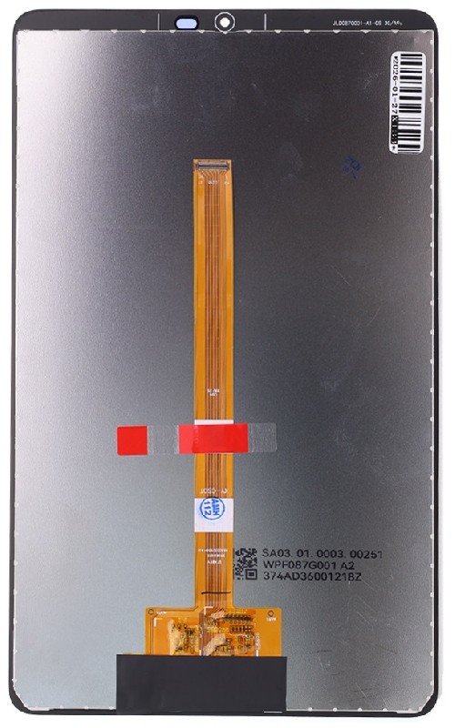 Ekranas Samsung X130/X133 TAB A11 WiFi 8.7 2025 su lietimui jautriu stikliuku Black ORG