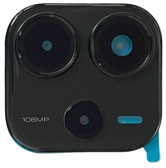 Xiaomi Redmi Note 14 5G kameros stikliukas su rėmeliu Black ORG