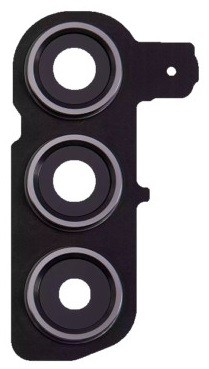 Samsung S721 S24 FE kameros stikliukas su rėmeliu Black ORG