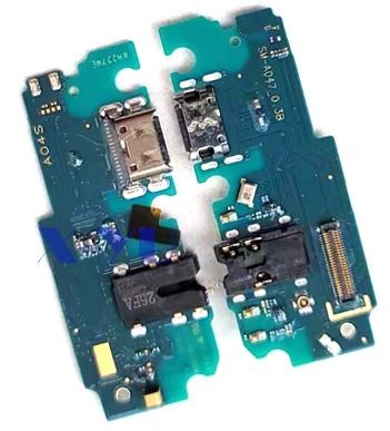 Lanksčioji jungtis Samsung A047 A04S 2022 su įkrovimo kontaktu, mikrofonu, ausinių lizdu originali (used Grade A)