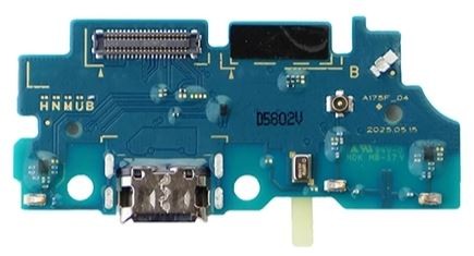 Lanksčioji jungtis Samsung A175 A17 4G su įkrovimo kontaktu, mikrofonu originali (used Grade A)