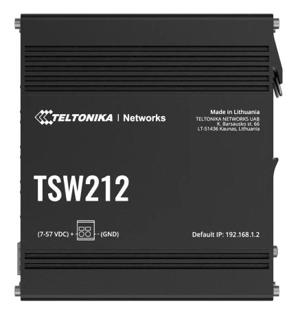 Komutatorius TELTONIKA TSW212
