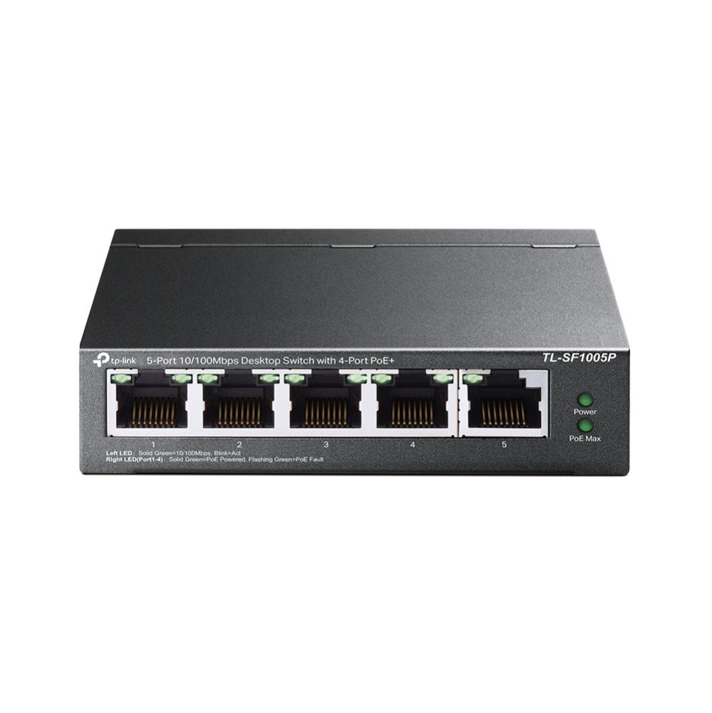 TP-Link TL-SF1005P komutatorius, 5x10/100, 4xPoE