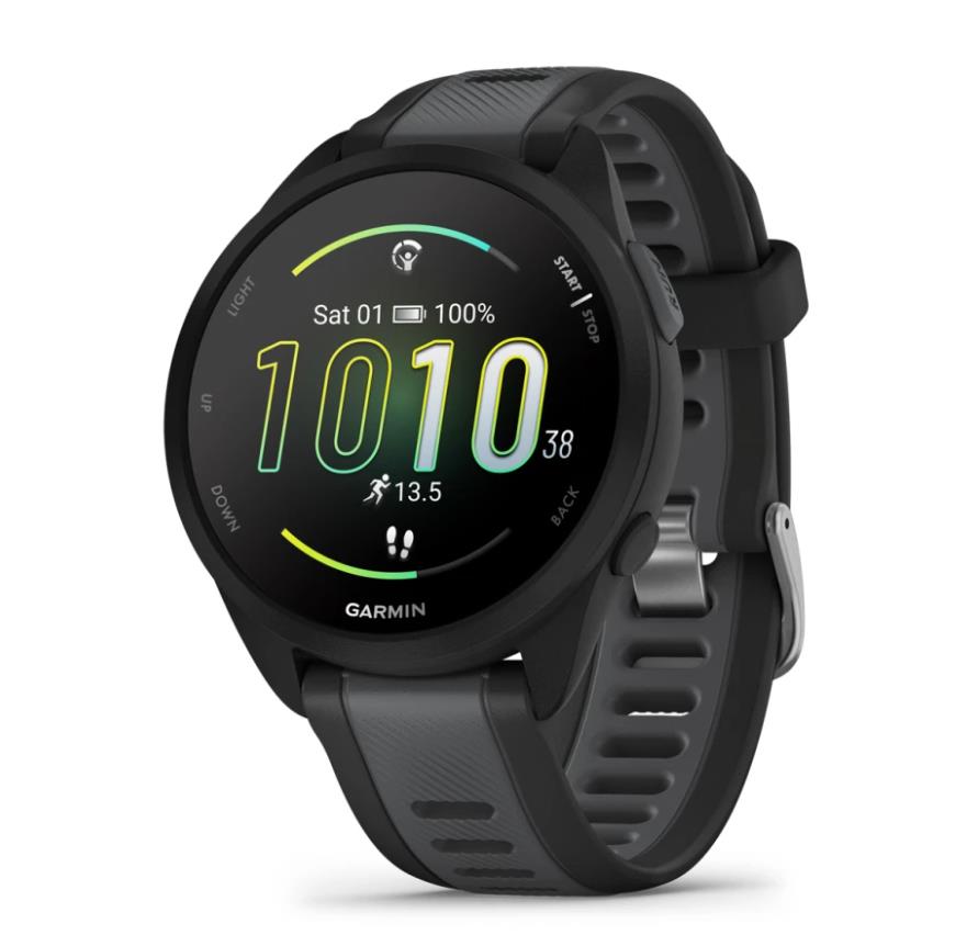 Garmin Forerunner 165 juodas išmanusis laikrodis