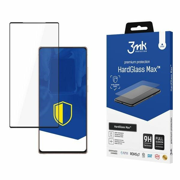 3MK Grūdintas stiklas Hard Glass Max SAMSUNG GALAXY NOTE 20 juodas