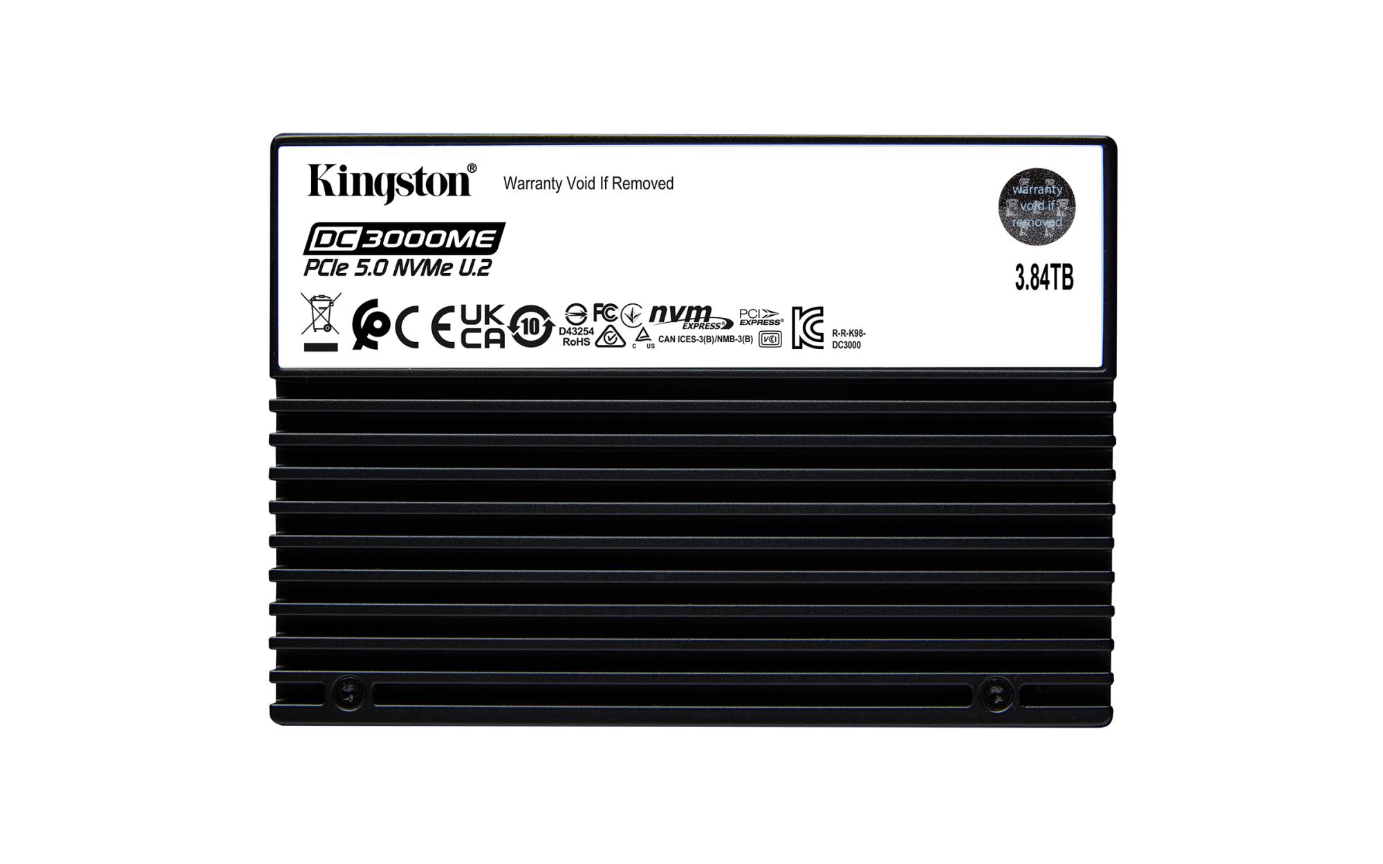 Kingston DC3000ME SSD diskas 3.84TB NVMe 3D TLC U.2 14000/5800 MB/s