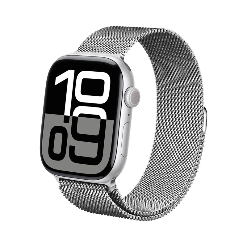 Crong Milano Steel - Stainless Steel dirželis Apple Watch 38/40/41/42 mm (sidabrinis)