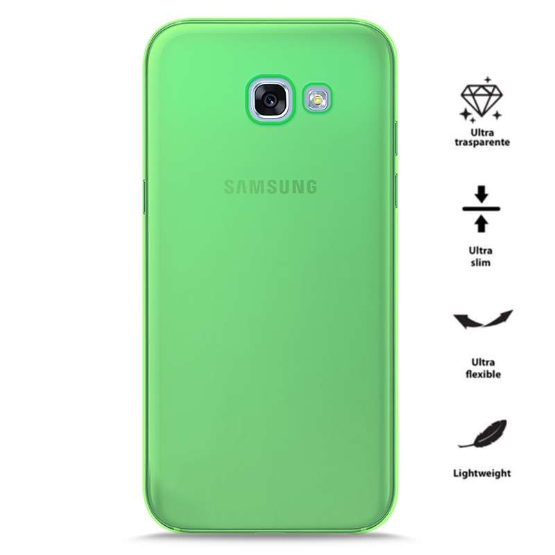 PURO 0.3 Nude - dėklas Samsung Galaxy A3 (2017) (Fluo žalias)
