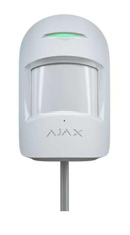 Ajax Fibra CombiProtect detektorius baltas 33088