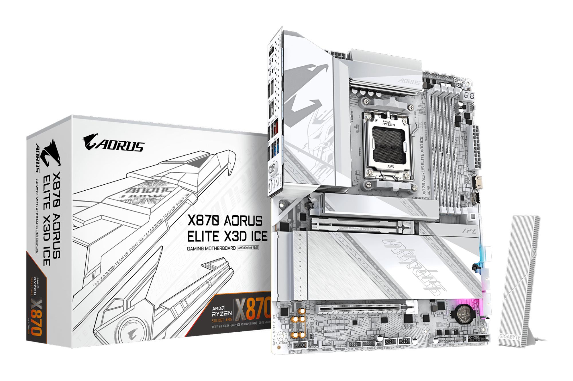 Pagrindinė plokštė GIGABYTE AMD X870 SAM5 ATX DDR5