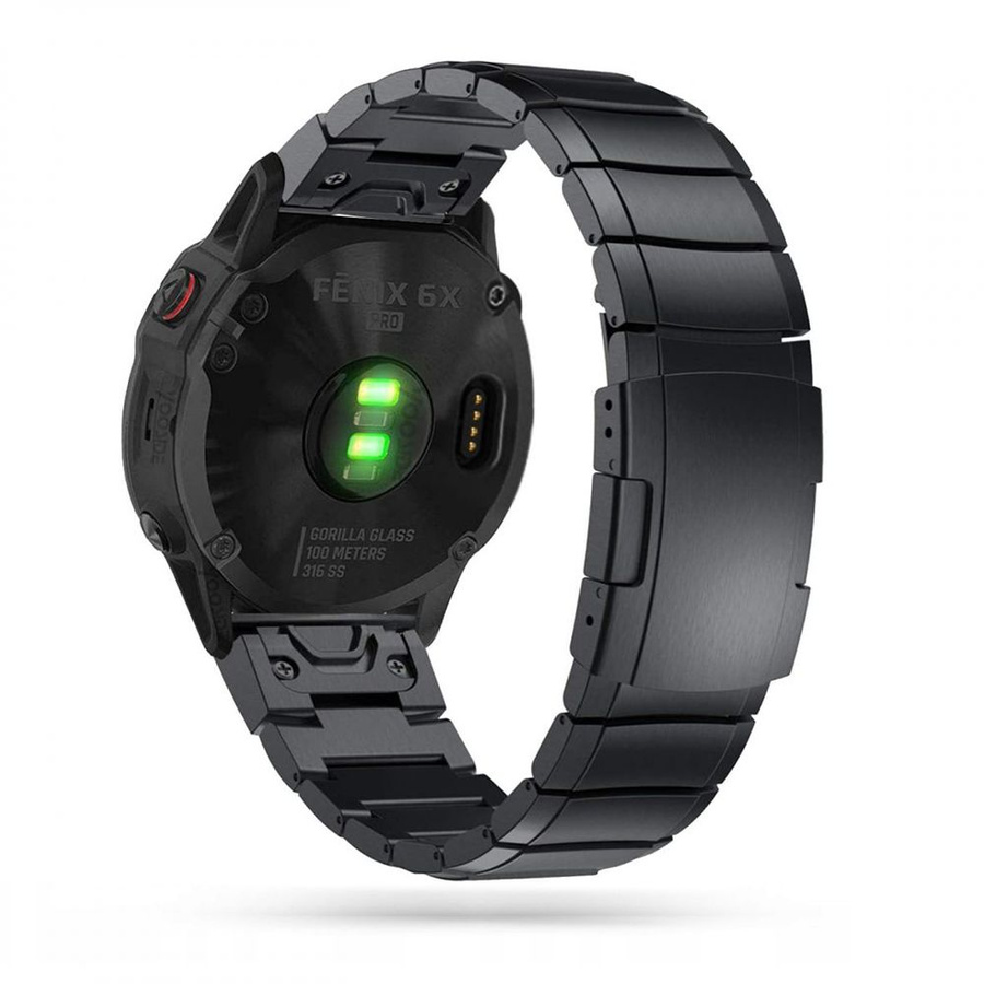 TECH-PROTECT STEELBAND GARMIN FENIX 3 / 5X / 3HR / 5X PLUS / 6X / 6X PRO / 7X juodas