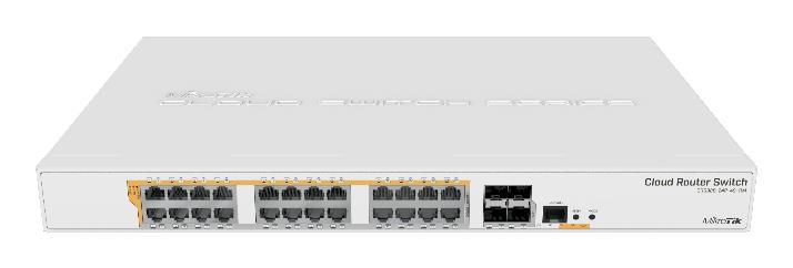 Komutatorius MIKROTIK L3 Rack 24x10/100/1000Base-T 4xSFP+ 1xRJ45