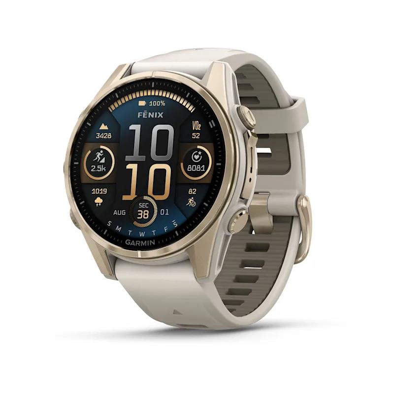 Išmanusis laikrodis Garmin Fenix 8 Sapphire Soft Gold