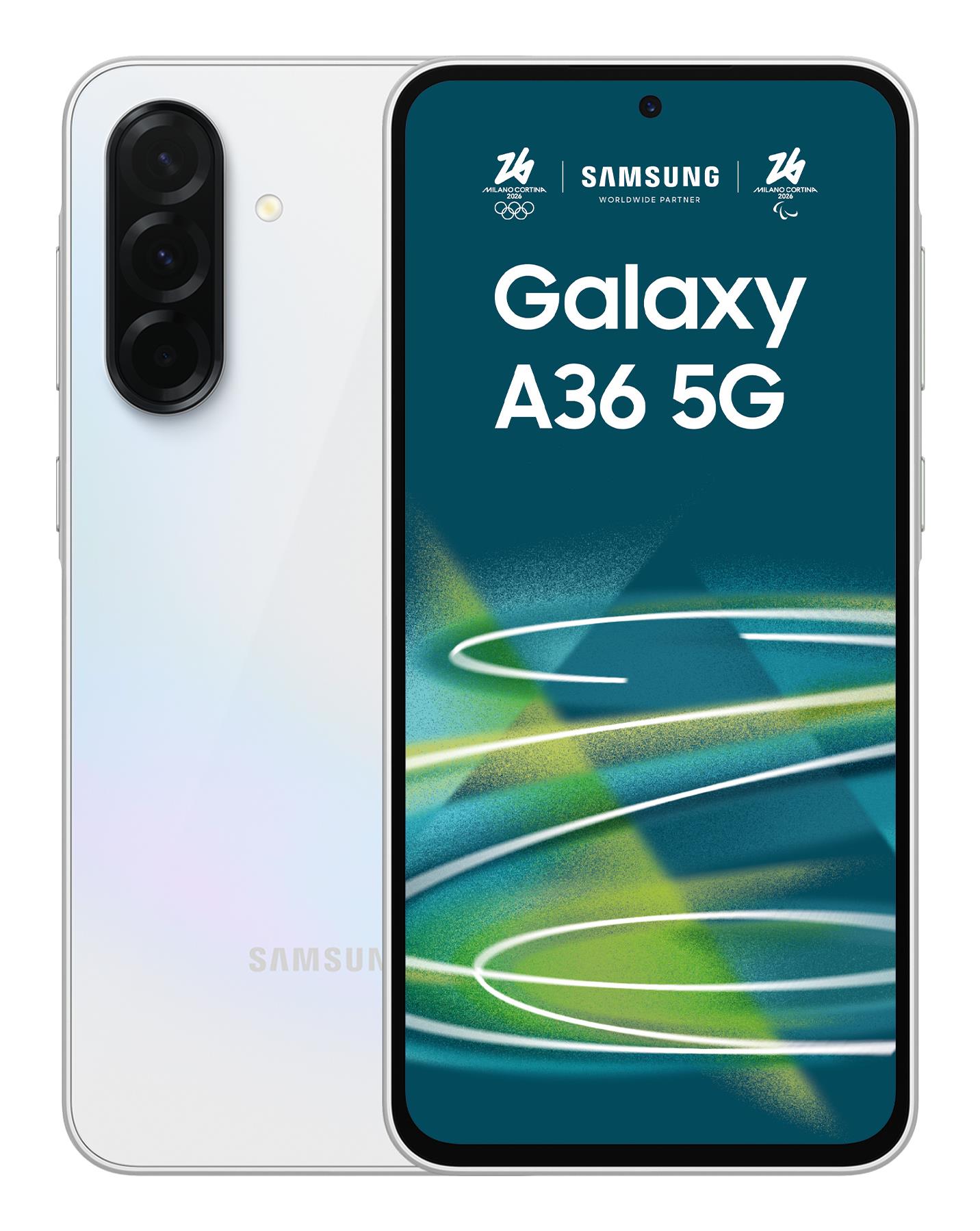 Samsung Galaxy A36 5G 128GB baltas mobilusis telefonas