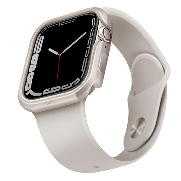 Uniq Valencia dėklas Apple Watch 4/5/6/7/8/SE/SE2 45/44mm - smėlio