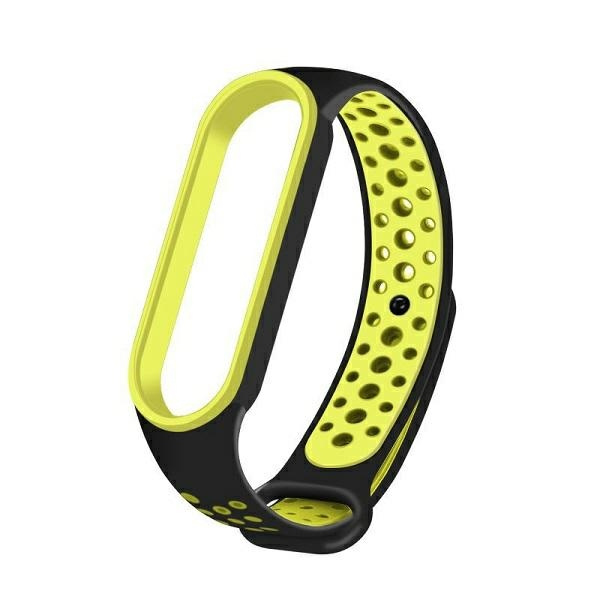Beline Mi Band dirželis 7/6/5 juodas-žalias Design