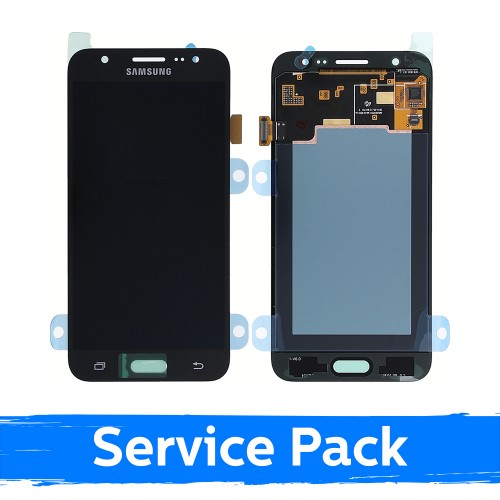 Ekranas skirtas Samsung J500 J5 juodas (Service Pack)