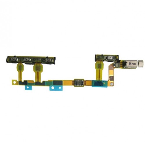 Lanksčioji jungtis skirta Sony Xperia Z3 Compact D5803 pagrindinė su mygtukais ir vibratoriumi originali