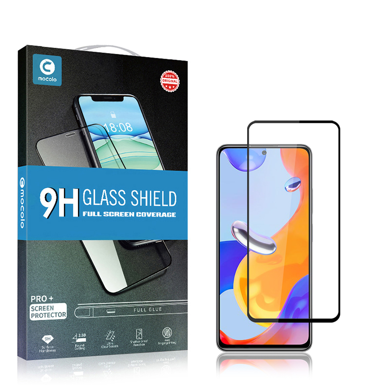 Mocolo 2.5D Full klijai Glass - apsauginis Glass Xiaomi Redmi Note 11 Pro / Note 11 Pro Plus