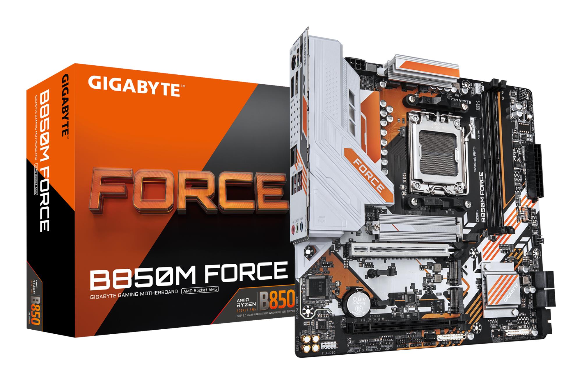 Pagrindinė plokštė GIGABYTE AMD B850 SAM5 Micro-ATX DDR5 2 lizdai