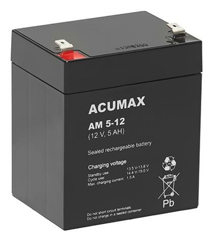 Acumax EMU baterija 12V 5Ah VRLA AM5-12T2
